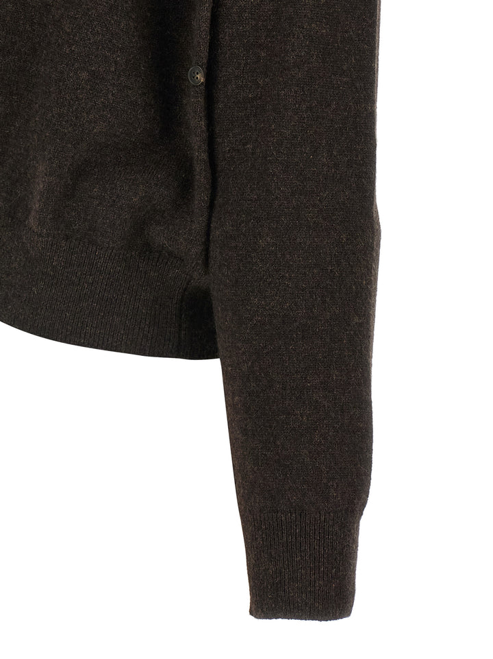 Yves Salomon Brown Cashmere Cardigan