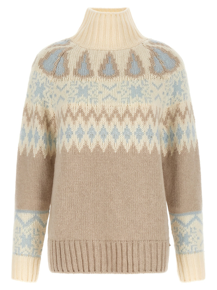 Herno Beige Wool Cardigan