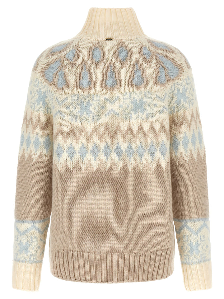 Herno Beige Wool Cardigan