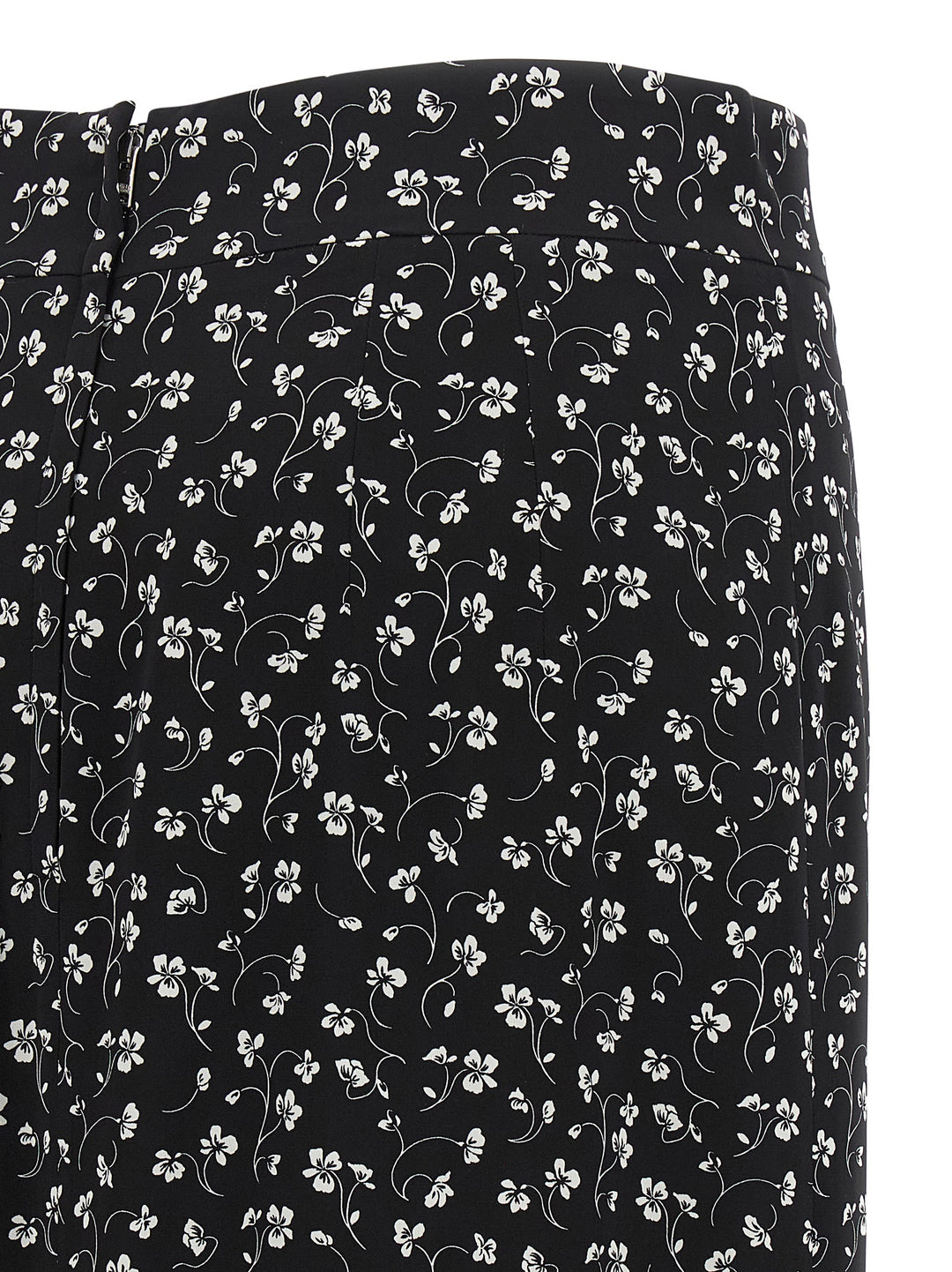 Dolce &amp; Gabbana Bicolor Silk Midi Skirt