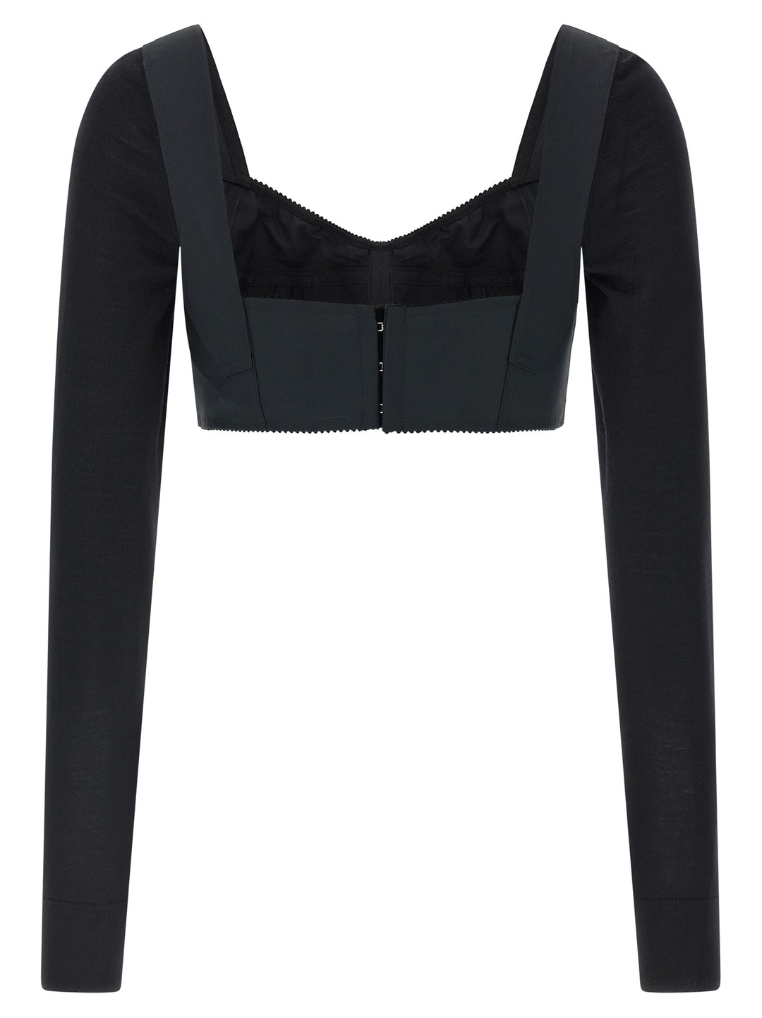 Dolce &amp; Gabbana Black Polyester Tank Tops