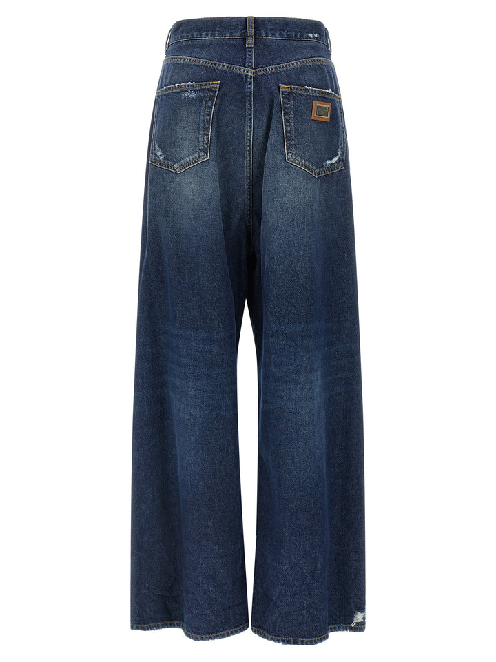 Dolce &amp; Gabbana Blue Cotton Jeans Denim