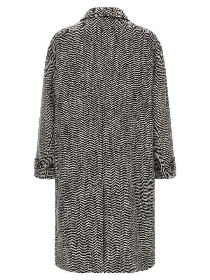Dolce &amp; Gabbana Multicolor Virgin Wool Coat