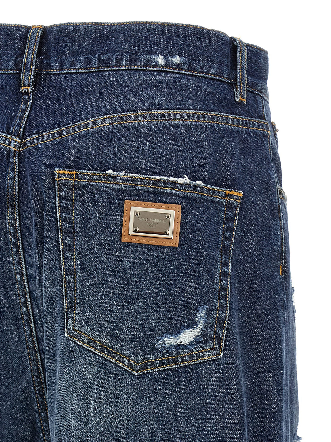 Dolce &amp; Gabbana Blue Cotton Jeans Denim