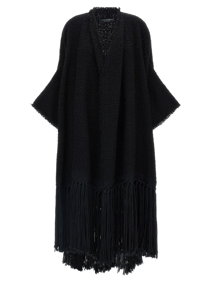 Dolce &amp; Gabbana Black Virgin Wool Cardigan