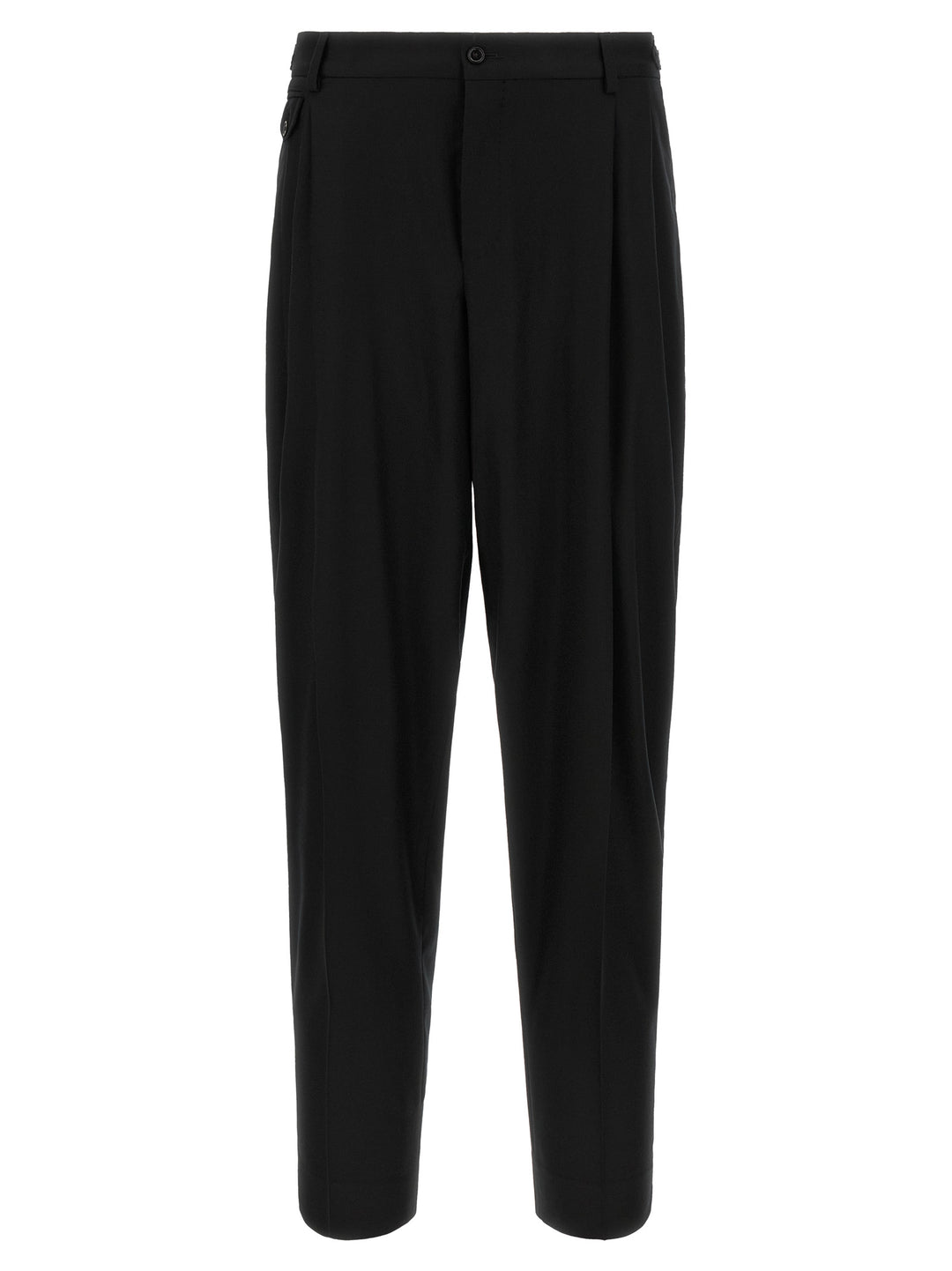 Dolce &amp; Gabbana Black Virgin Wool Dress Pants