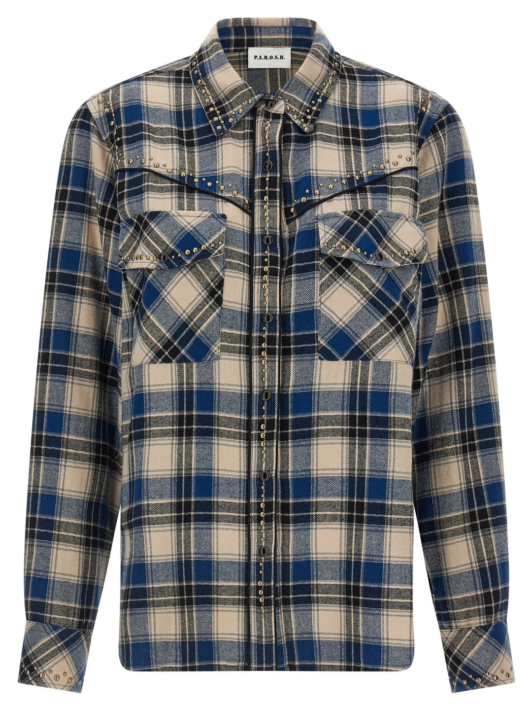 P.A.R.O.S.H. Multicolor Cotton Blouse