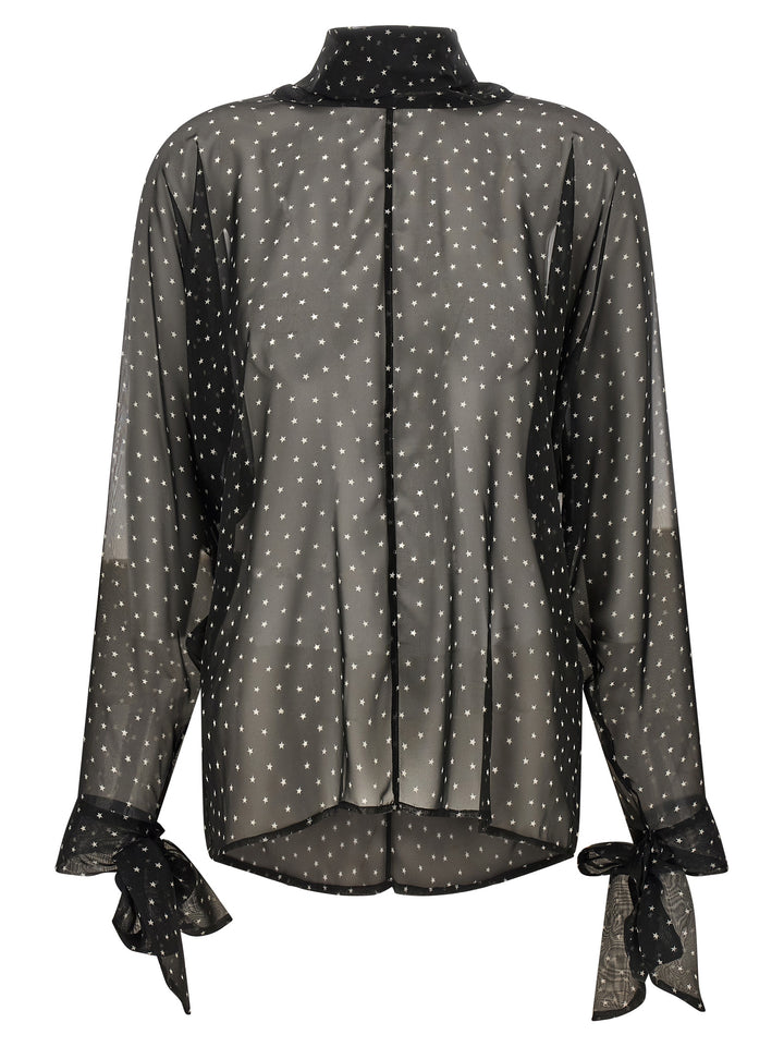 P.A.R.O.S.H. Black Polyester Blouse