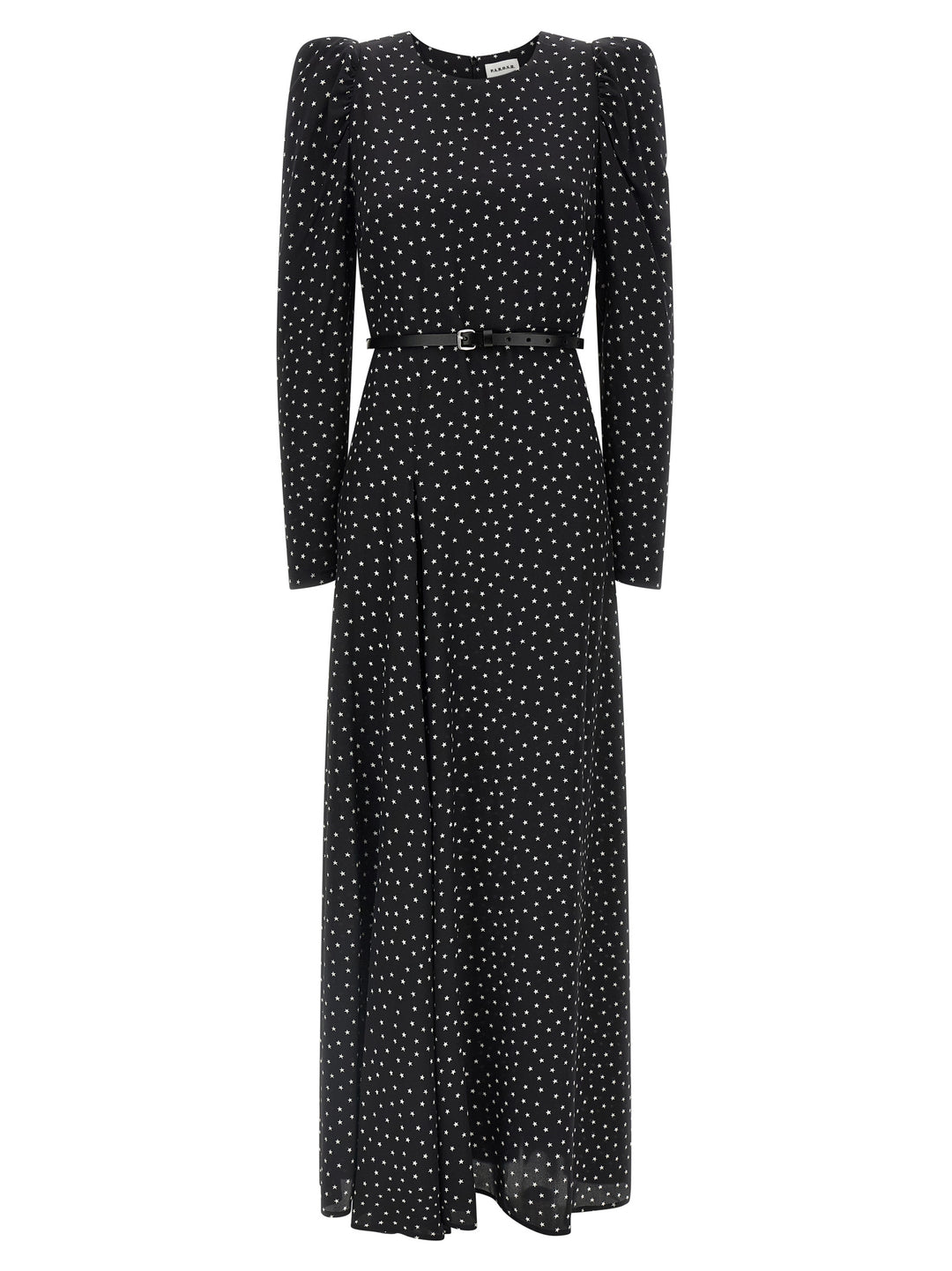 P.A.R.O.S.H. Black Silk Long Dress
