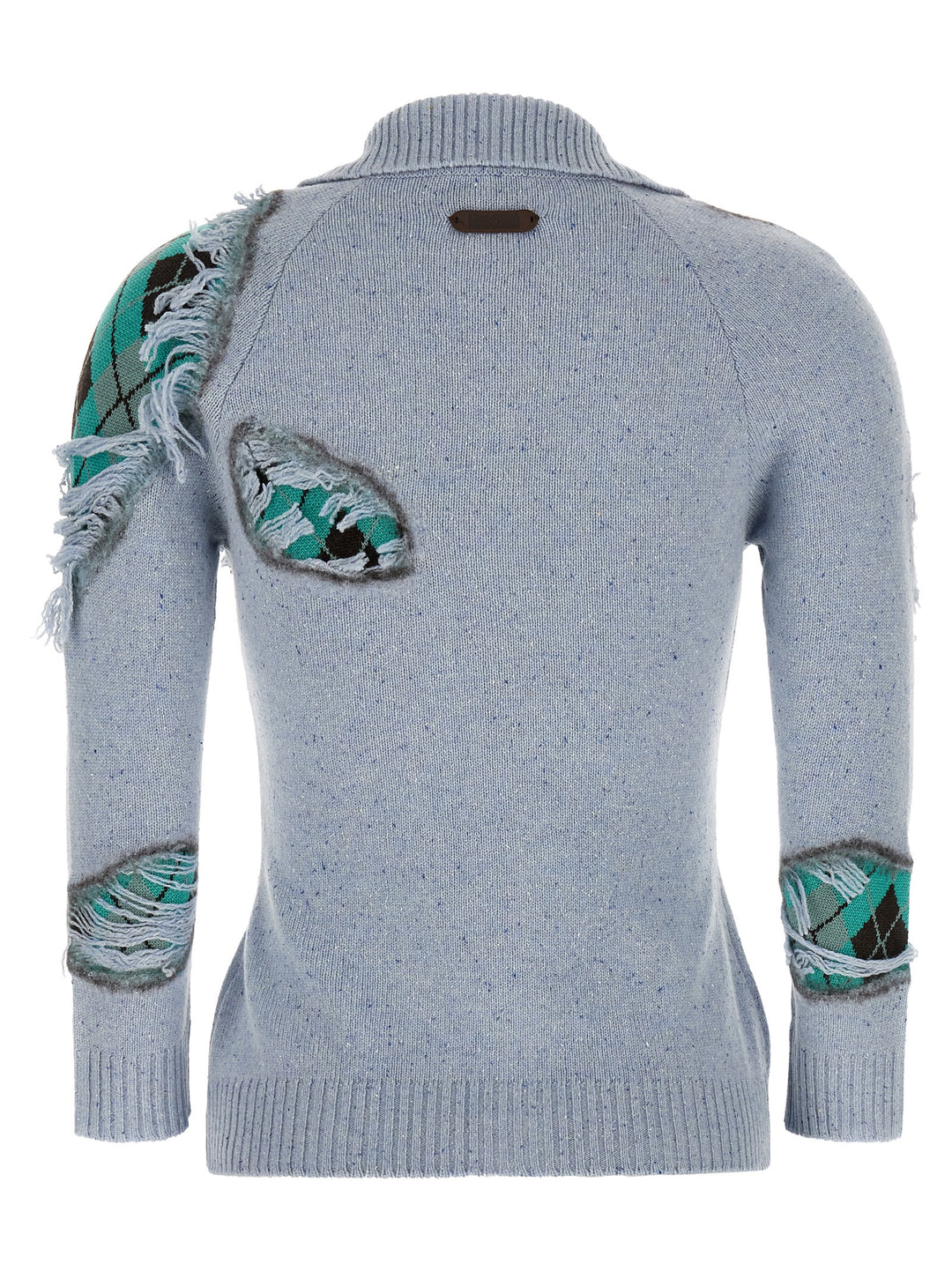 Moschino Blue Wool Cardigan