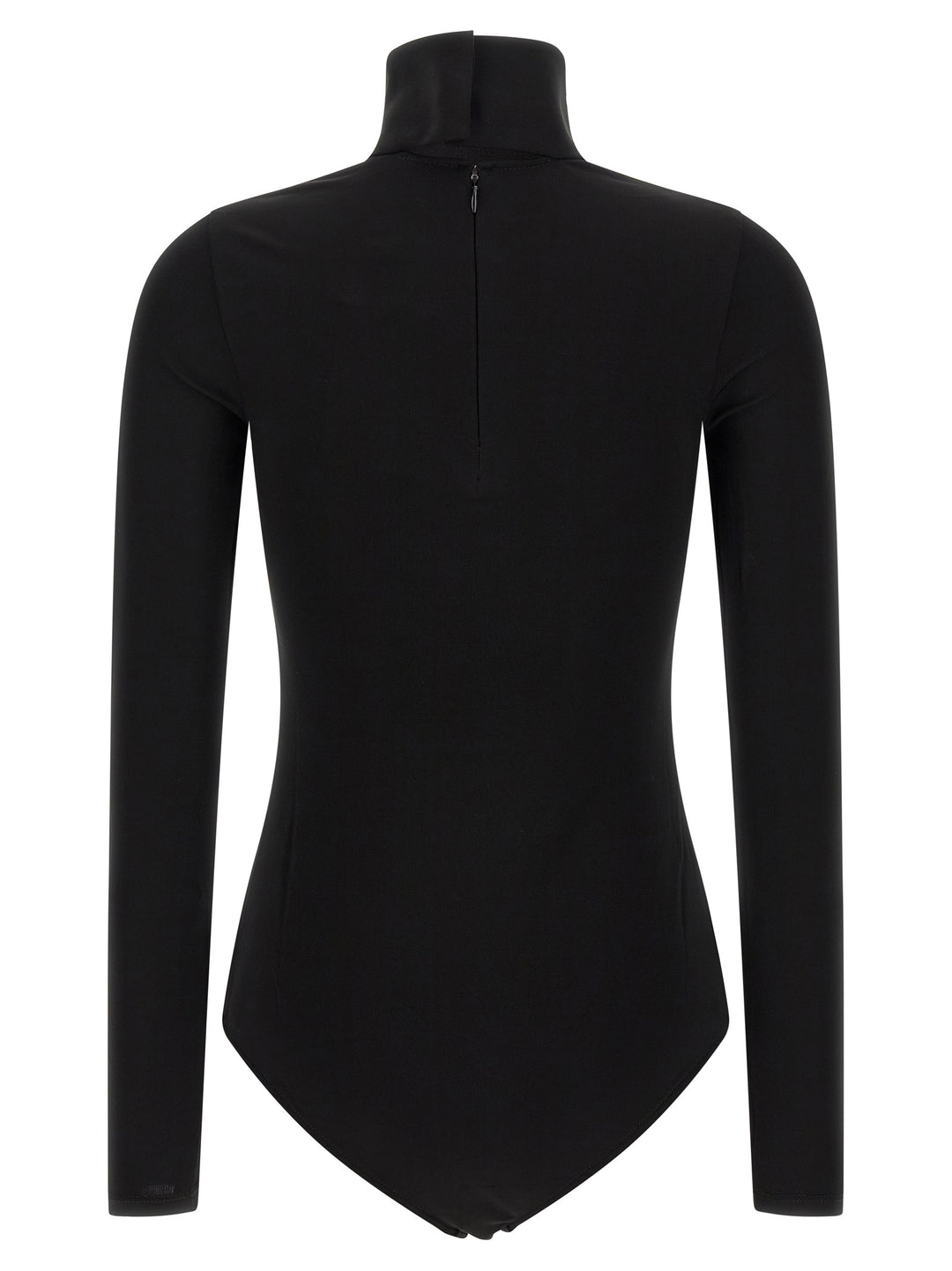 Courrèges Black Viscose Bodysuit