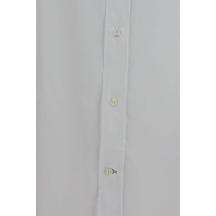 Brunello Cucinelli White Cotton Dress Shirt