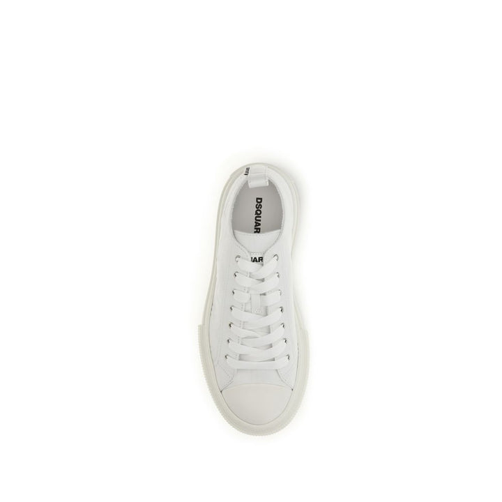 Dsquared² White Polyethylene Platform Sneakers