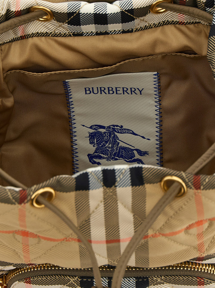 Burberry Beige Polyamide Backpack
