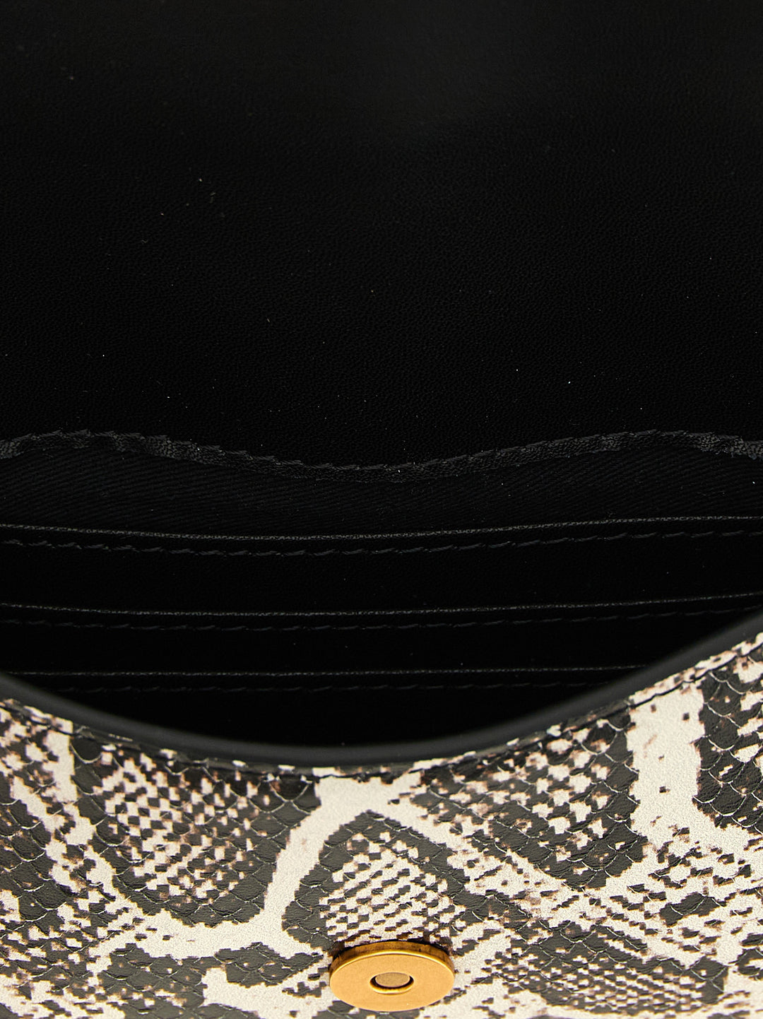 PINKO Beige Calfskin Clutch Bag