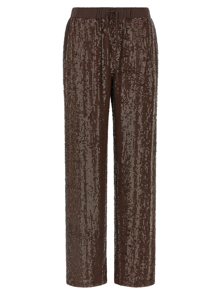 P.A.R.O.S.H. Brown Viscose Dress Pants