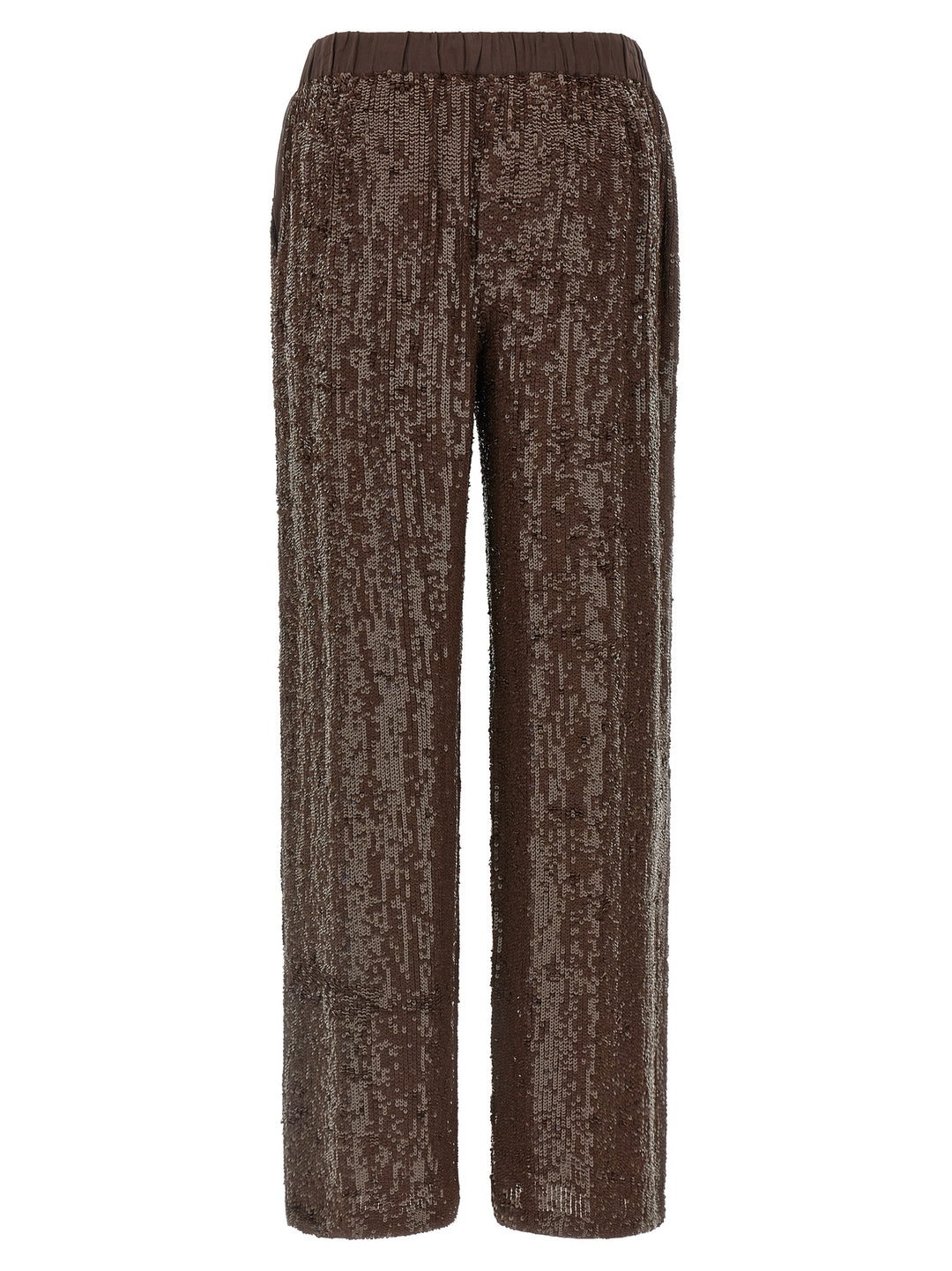 P.A.R.O.S.H. Brown Viscose Dress Pants