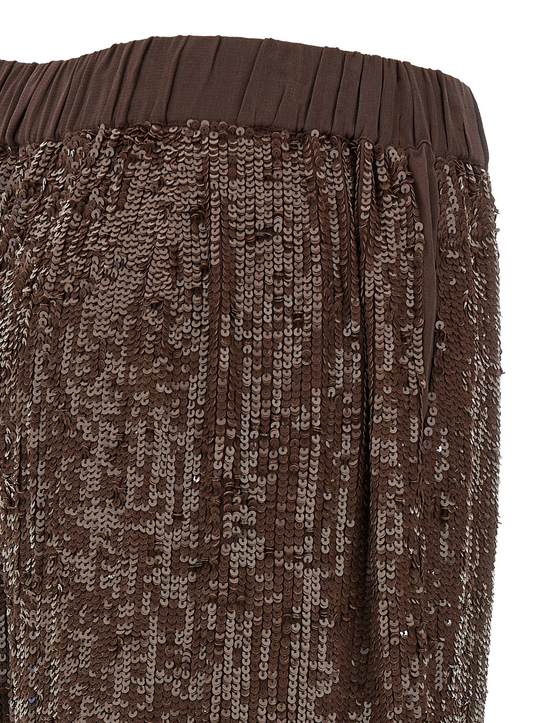 P.A.R.O.S.H. Brown Viscose Dress Pants