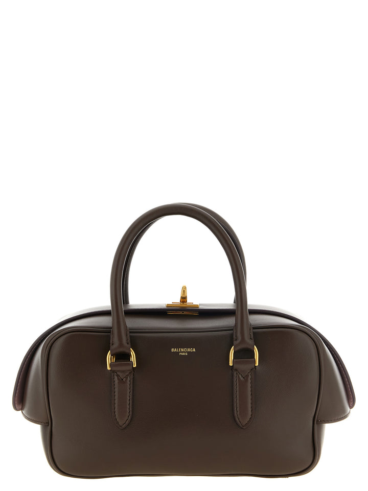 Balenciaga Brown Lamb Leather Handbag