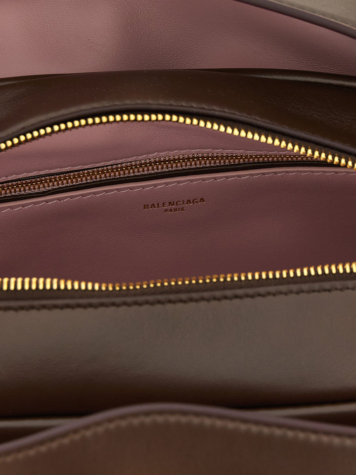 Balenciaga Brown Lamb Leather Handbag