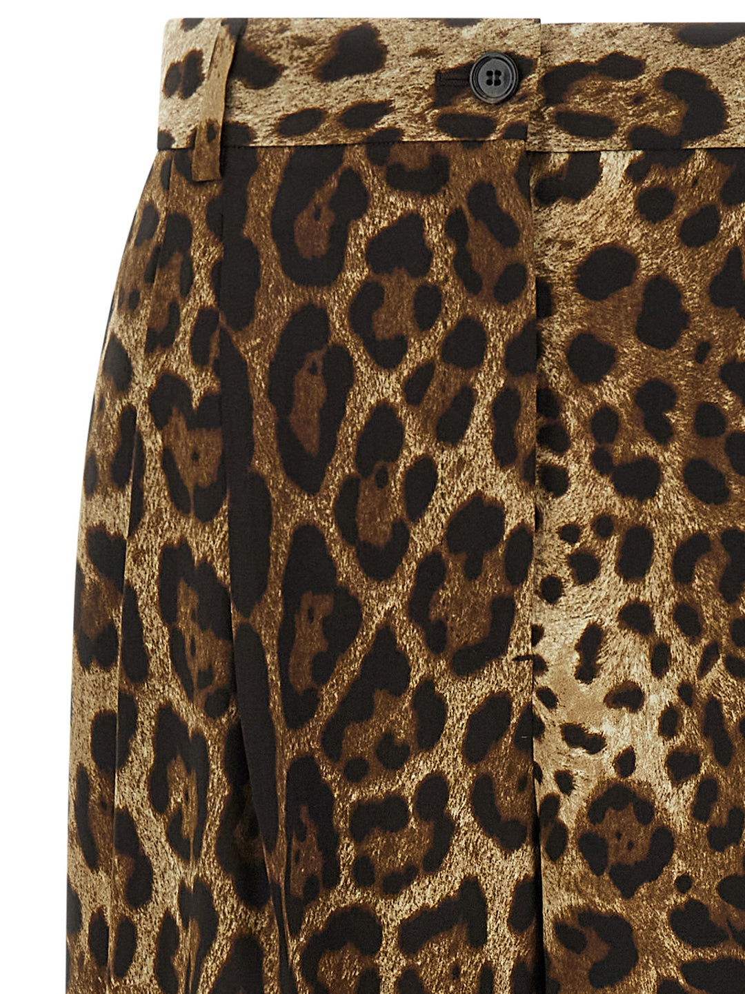 Dolce &amp; Gabbana Brown Wool Casual Pants