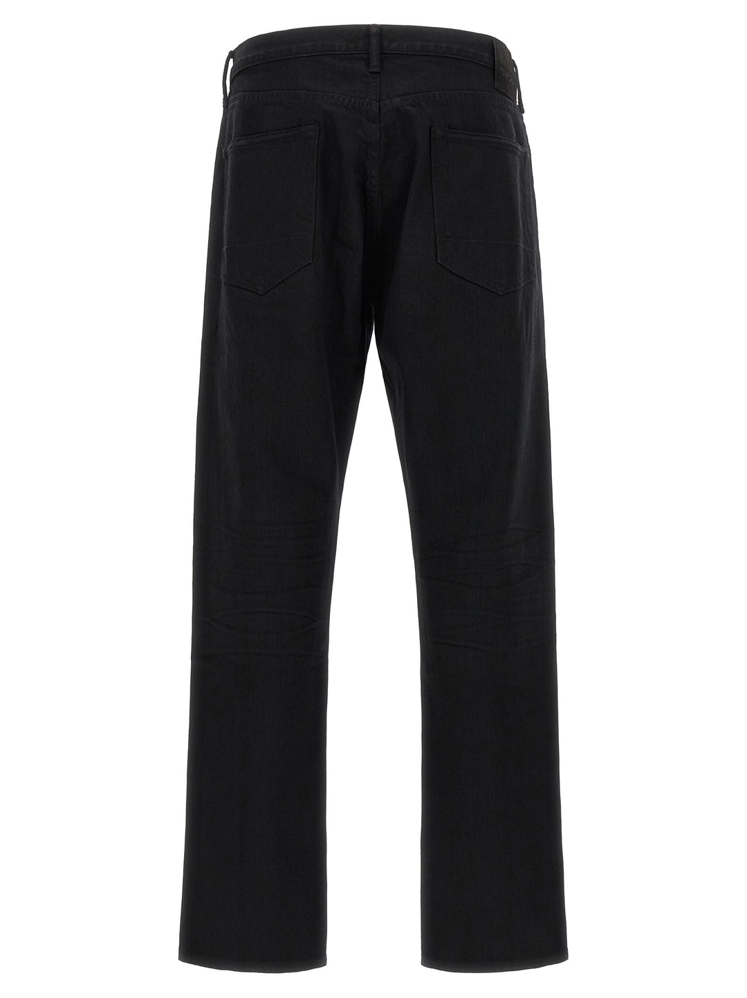 Tom Ford Black Cotton Straight-Leg Jeans