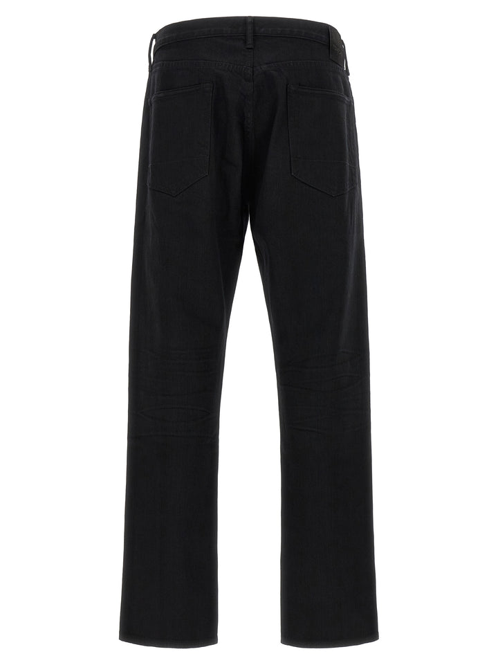 Tom Ford Black Cotton Straight-Leg Jeans