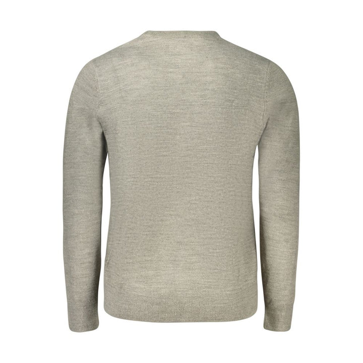 North Sails Grey Acrylic Men Sweater