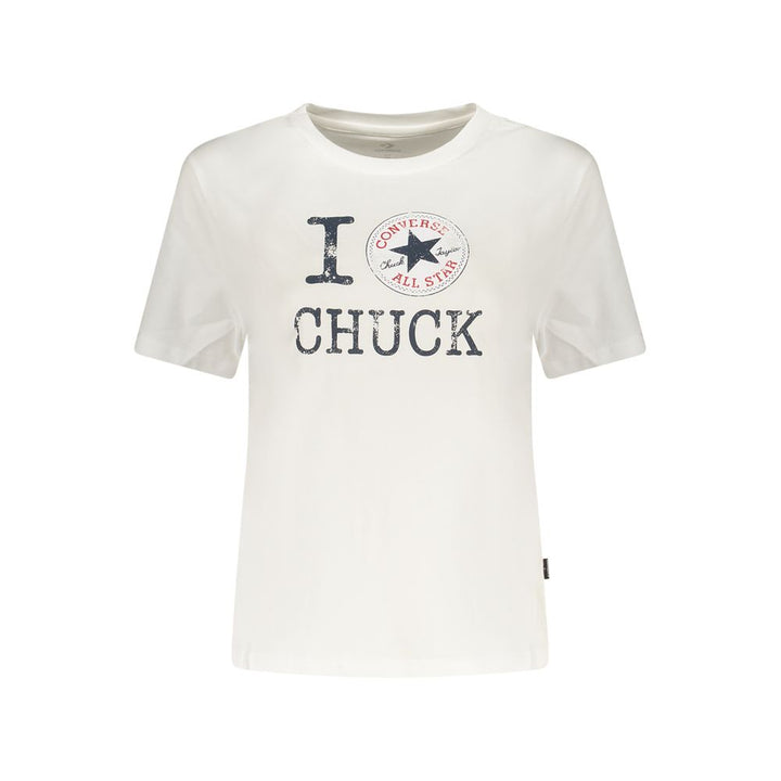 Converse White Cotton T-Shirt