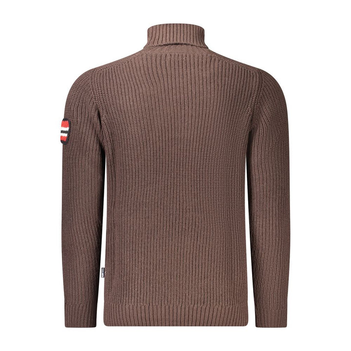 Norway 1963 Brown Wool Turtleneck