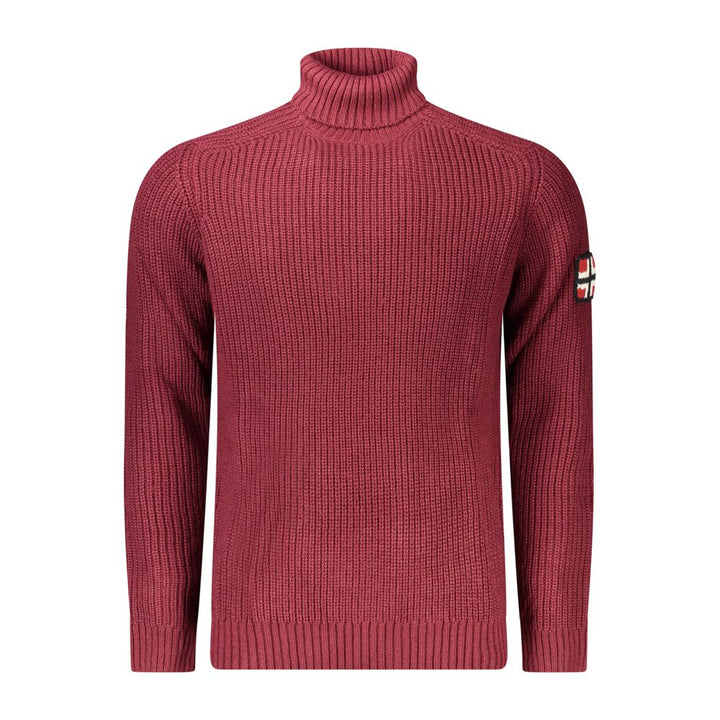 Norway 1963 Red Wool Turtleneck