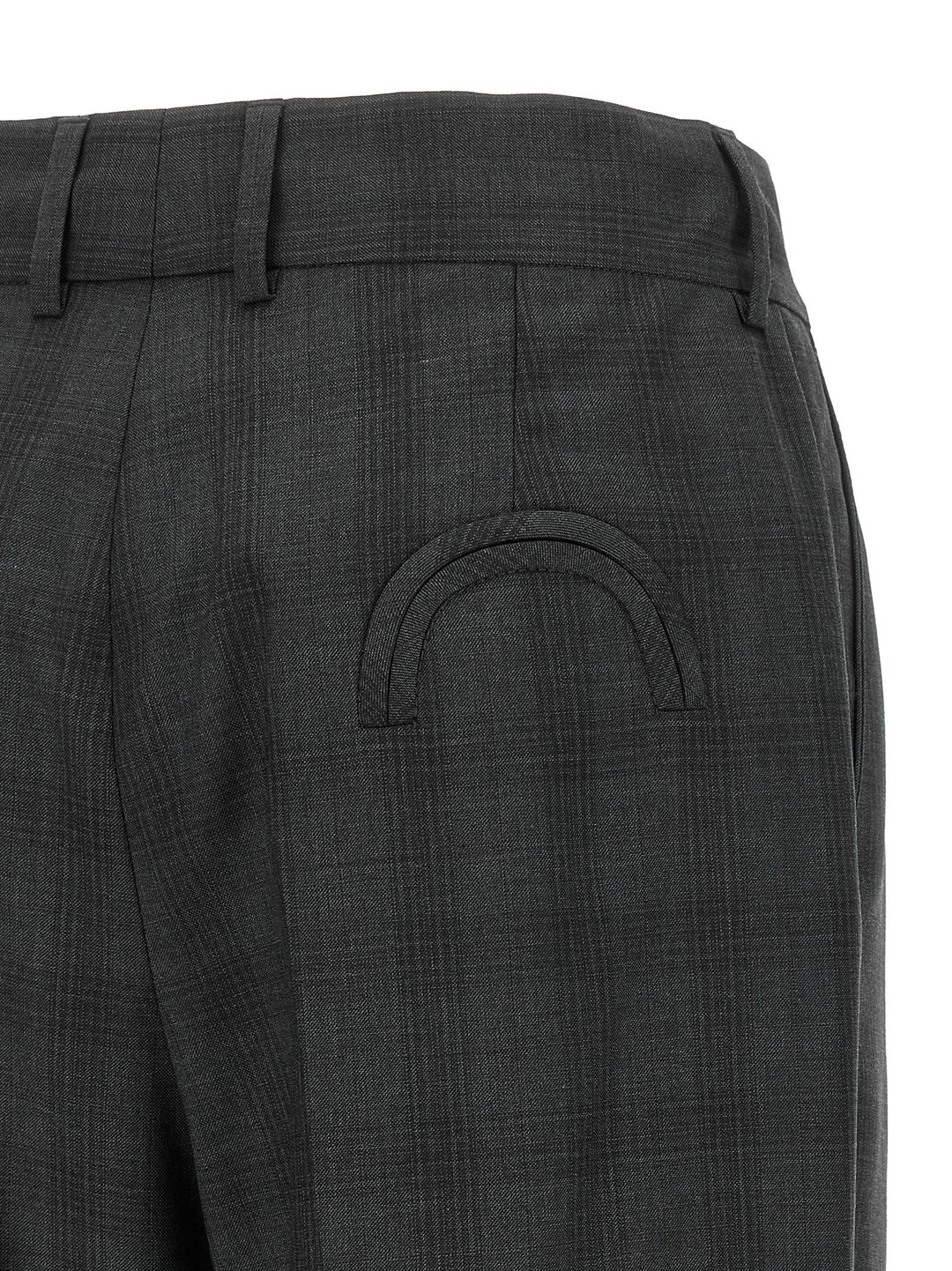 Blazé Milano Gray Virgin Wool Dress Pants