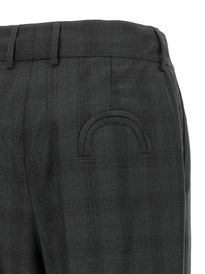 Blazé Milano Gray Virgin Wool Dress Pants