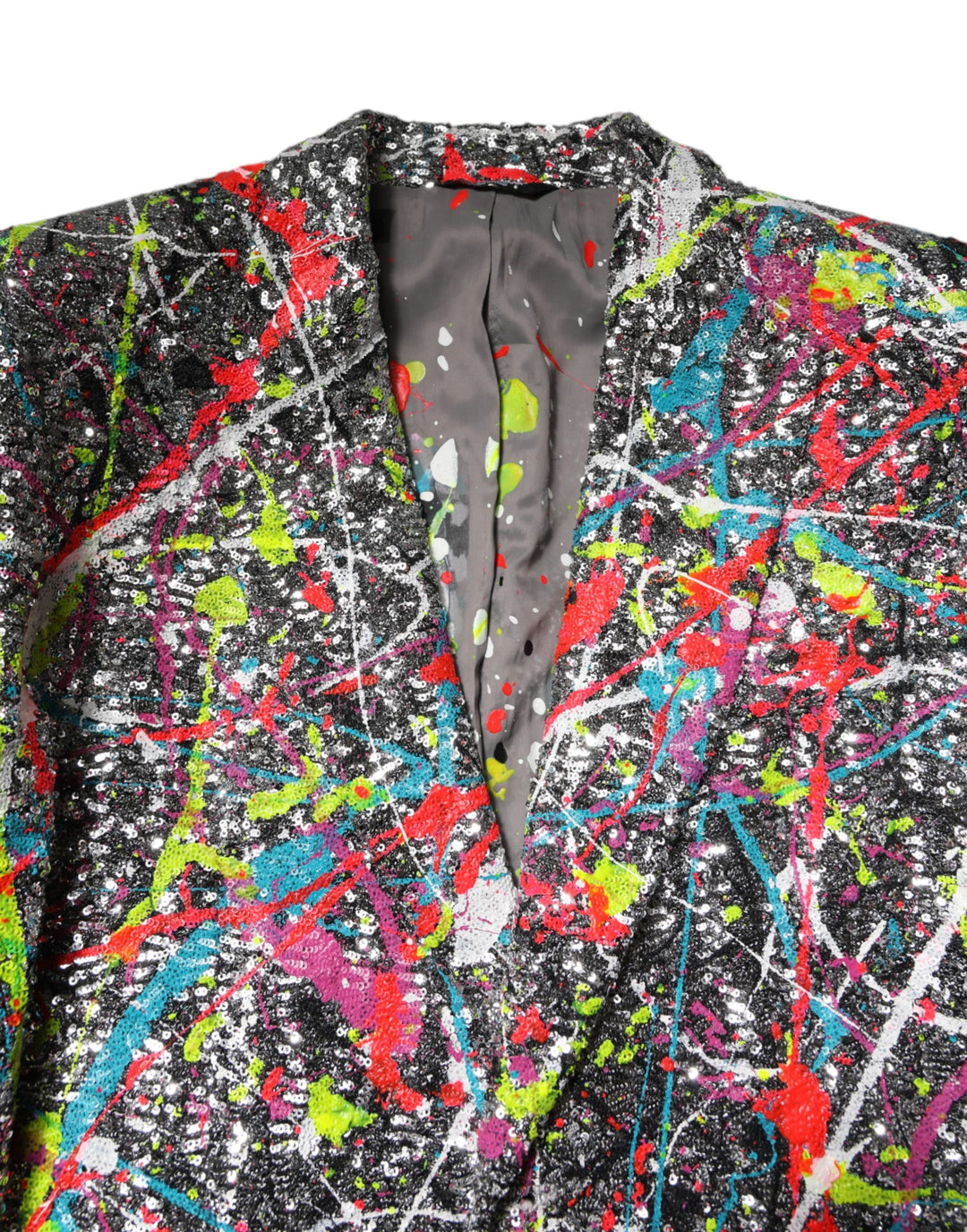 Dolce &amp; Gabbana Multicolor SICILIA 2 Buttons Jacket Suit