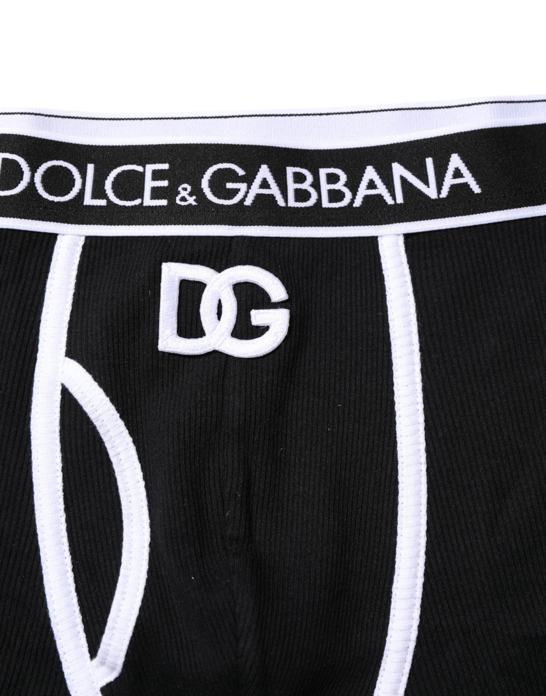 Dolce &amp; Gabbana Black DG Interlock Regular Boxer Underwear