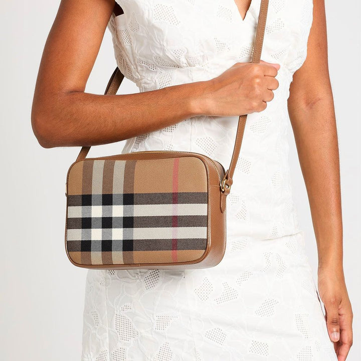 Burberry Brown Leather Shoulder Bag