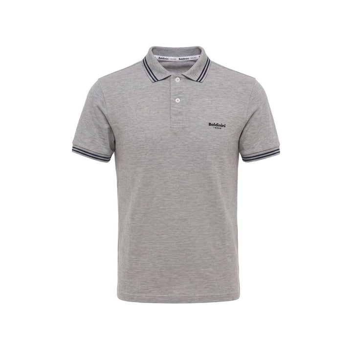 Baldinini Trend Grey Cotton Men&