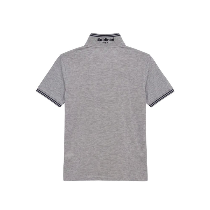 Baldinini Trend Grey Cotton Men&