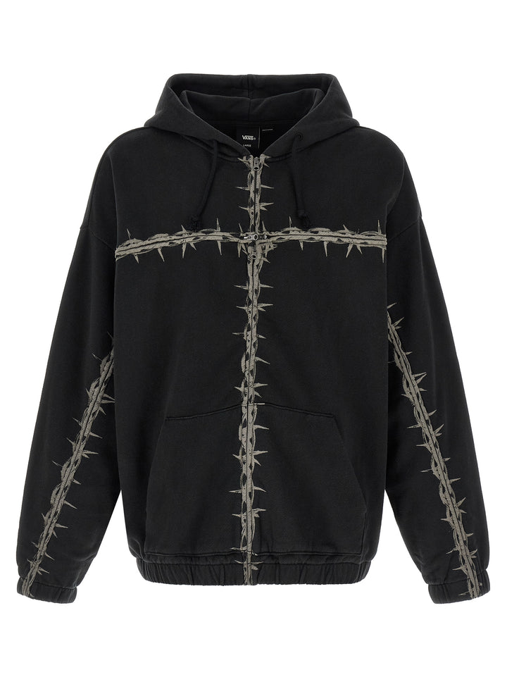 Vans Black Cotton Sweatshirt