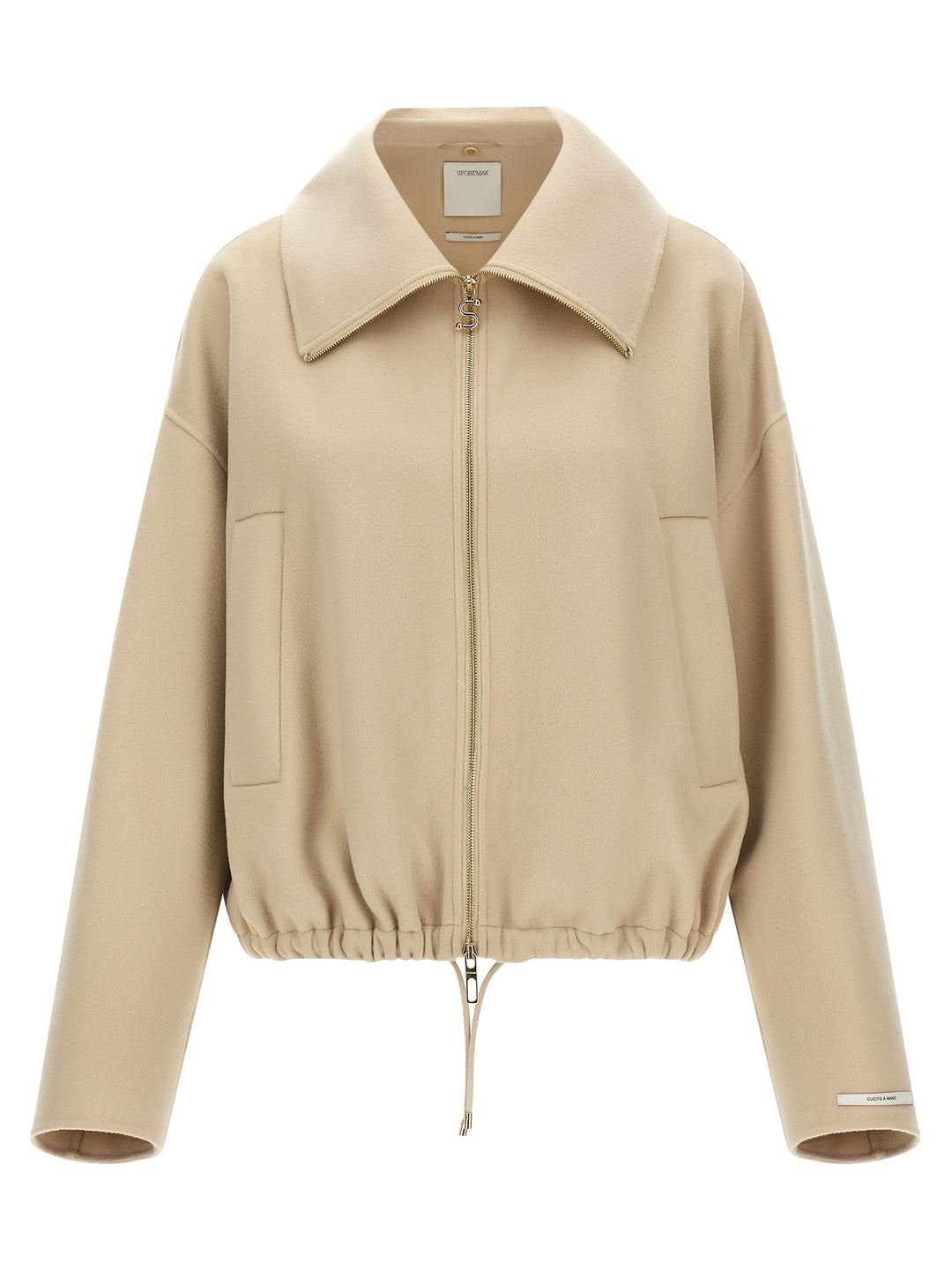 Sportmax Beige Wool Bomber