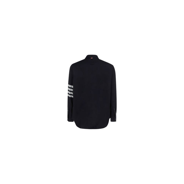 Thom Browne Blue Wool Oves Aries Dress Shirt