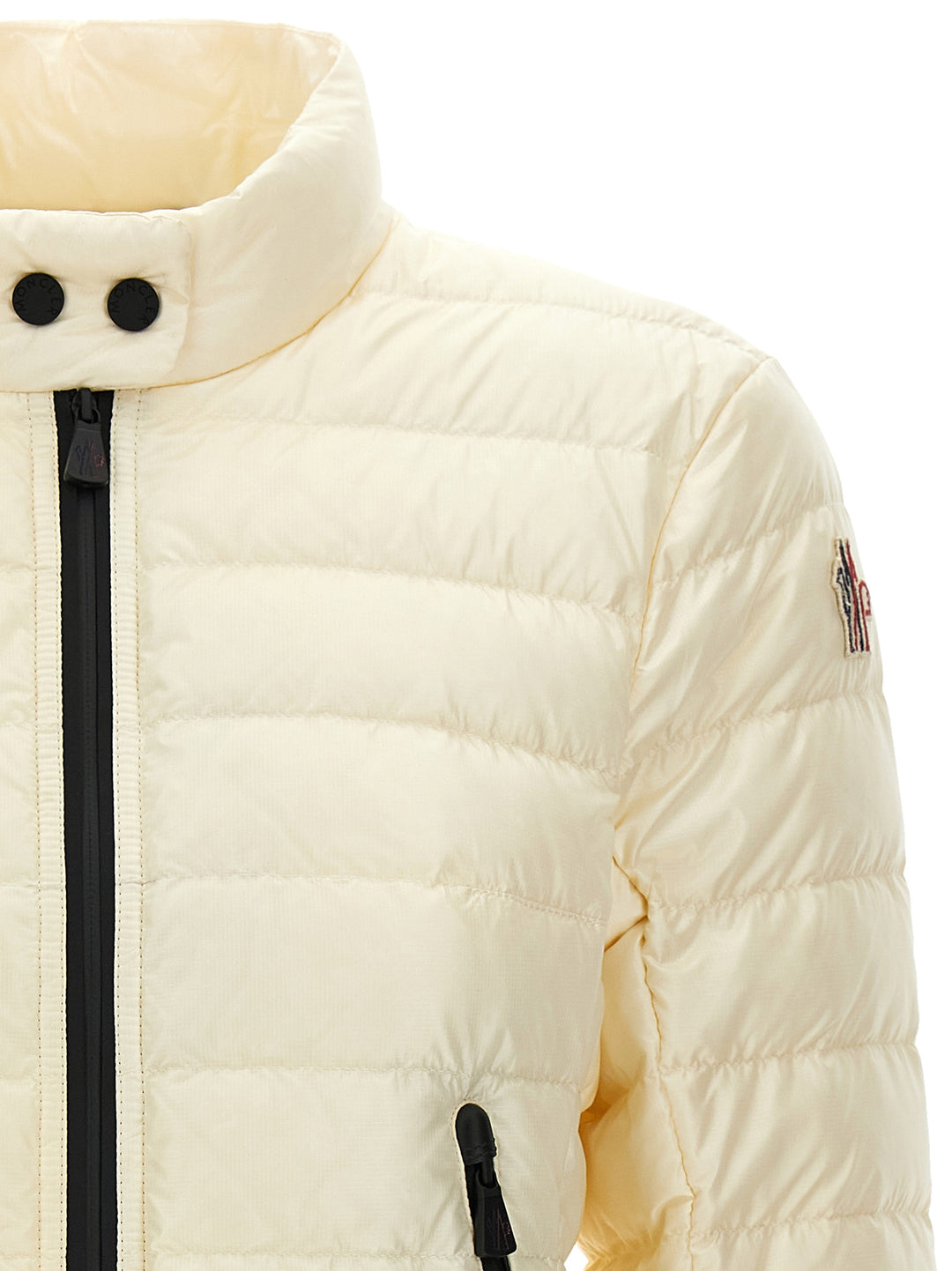 Moncler Grenoble White Polyamide Full-Length Jacket
