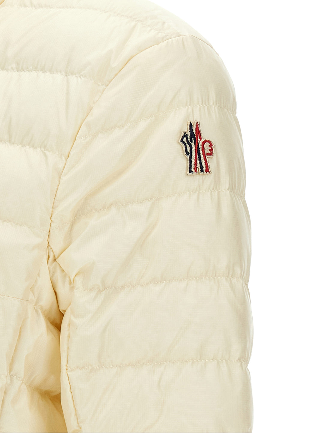 Moncler Grenoble White Polyamide Full-Length Jacket