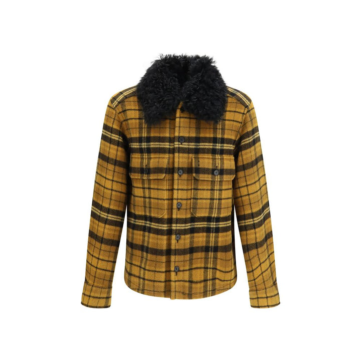 Fendi Multicolor Wool Oves Aries Full-Length Jacket