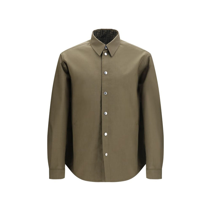 Fendi Bicolor Polyester Full-Length Jacket
