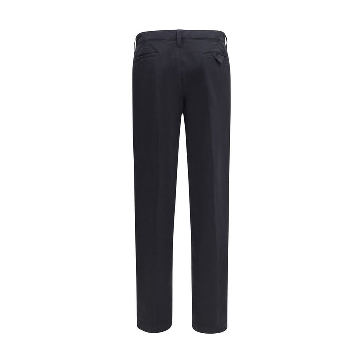 Prada Blue Cotton Casual Pants