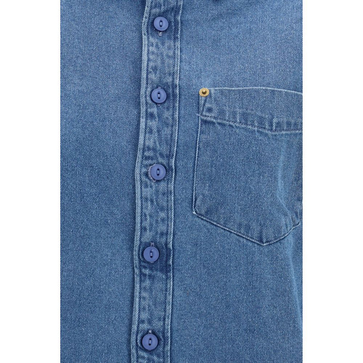 Deperlu Blue Denim Shirt