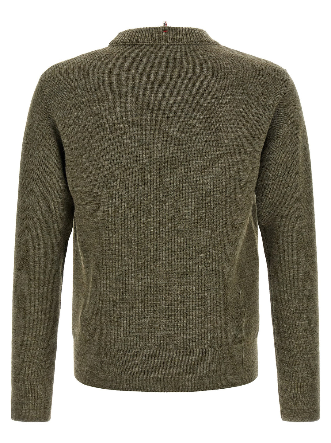 Moncler Grenoble Bicolor Virgin Wool Cardigan