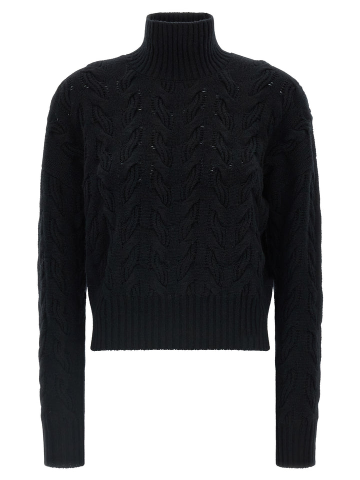 Max Mara Black Wool Cardigan