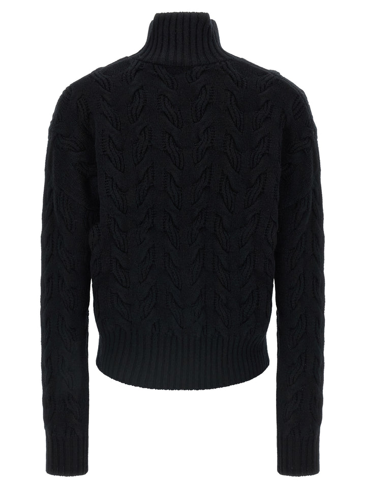 Max Mara Black Wool Cardigan